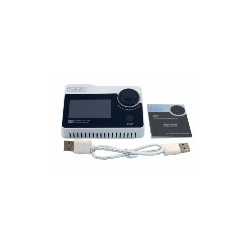 Caricabatterie Multiuso Toolkit M8 Charger White (LK01100001W)