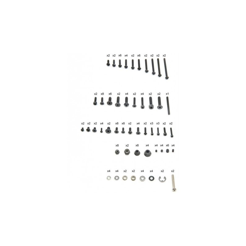 TLR345000- SCATOLA CON ASSORTIMENTO VITI E DAI PER LOSI 8X
