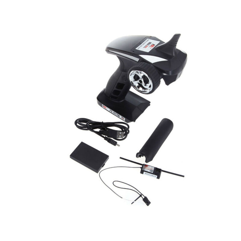 FLYSKY FS-GT2B 2.4G 3CH Radio Transmitter & Receiver per RC Car Boat DE K3X3