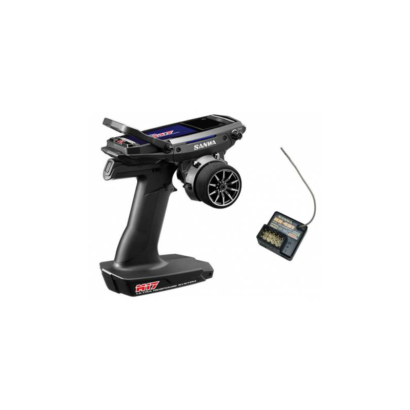 Sanwa Radiocomando Car M17 2,4Ghz FH5 Ultra Response Mode (SUR) con ricevente RX-491