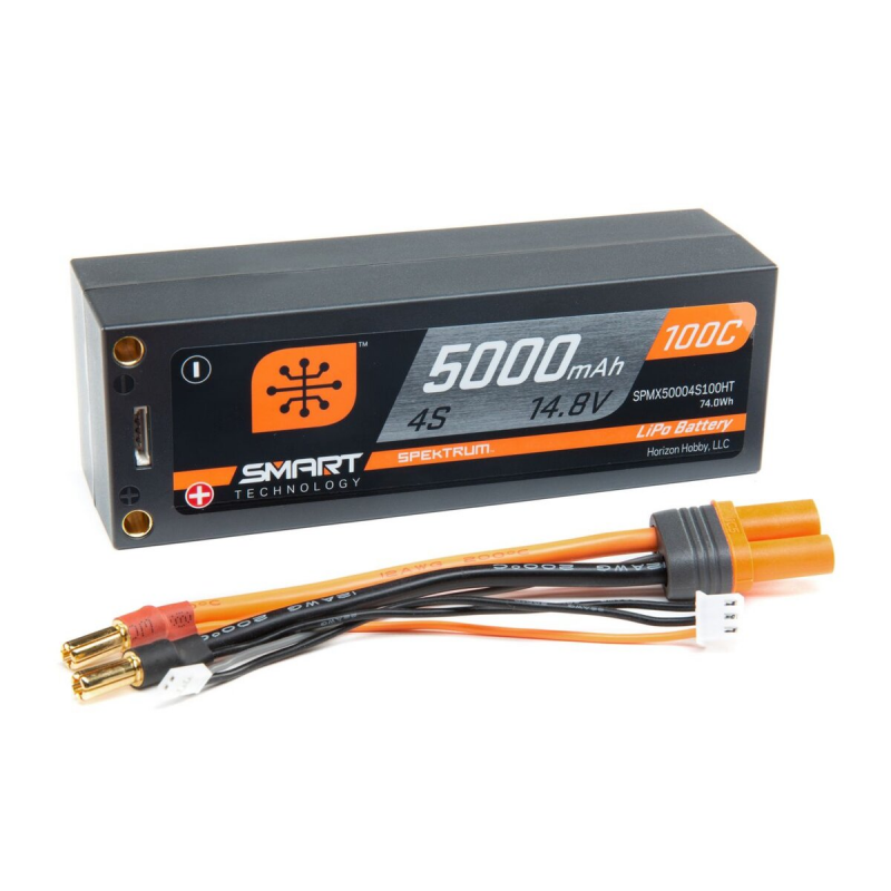 BATTERIA Spektrum 5000mAh 4S 14.8V 100C Smart LiPo