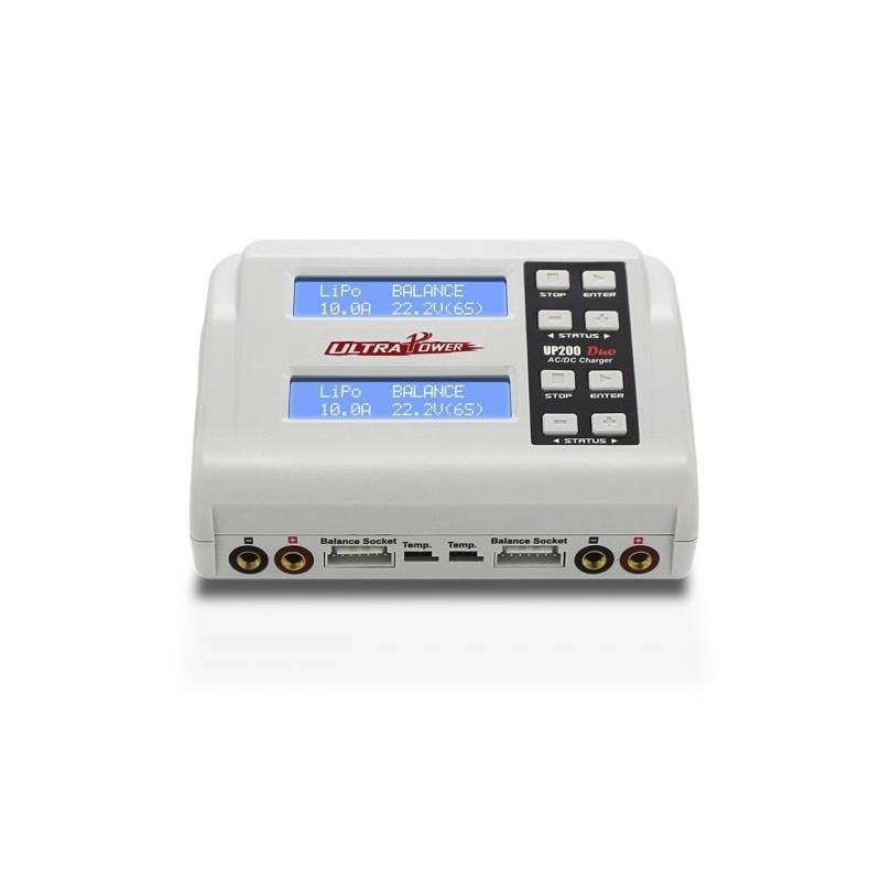 Italtrading Carica batteria ULTRA UP200AC DUO 2x100W per Lipo, LiFe, LiIon, LiHV, NiMh, NiCd (art. ULTRA-UP200AC)