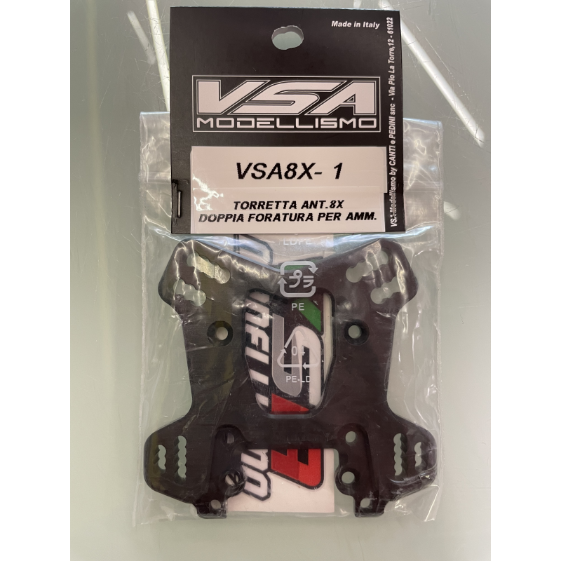 VSA8X-1 TORRETTA ANTERIORE 8EIGHT-X DOPPIA FORATURA