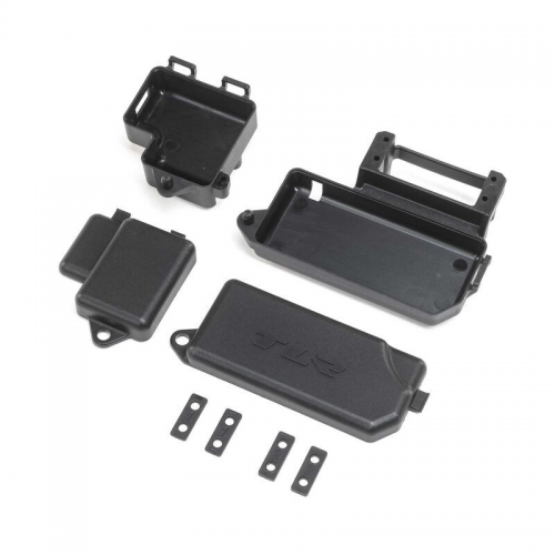 TLR241077- Servo & Receiver Mounts: 8X 2.0