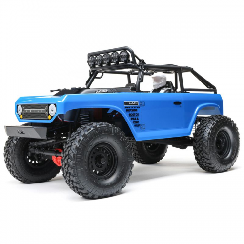 1/10 SCX10 II Deadbolt 4WD spazzolato RTR, blu