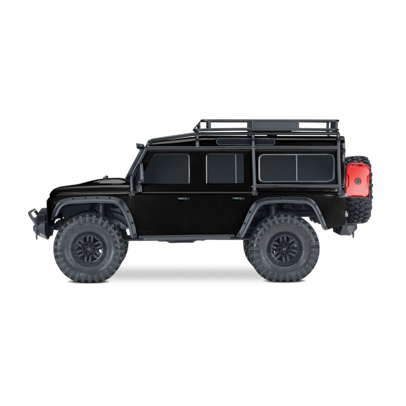 TRAXXAS TXX82056-84-BLK TRX-4 LAND ROVER DEFENDER TRAIL CRAWLER - BLACK CON VERRICELLO