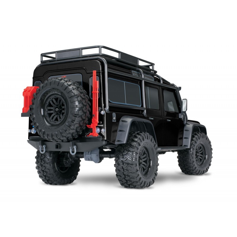 TRAXXAS TXX82056-84-BLK TRX-4 LAND ROVER DEFENDER TRAIL CRAWLER - BLACK CON VERRICELLO