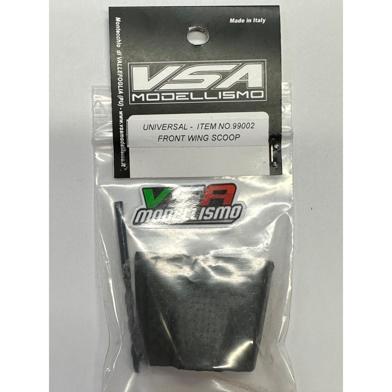 FRONT WING SCOOP MOD.2 FOR HB RACING - TLR - XRAY - AGAMA - JQ