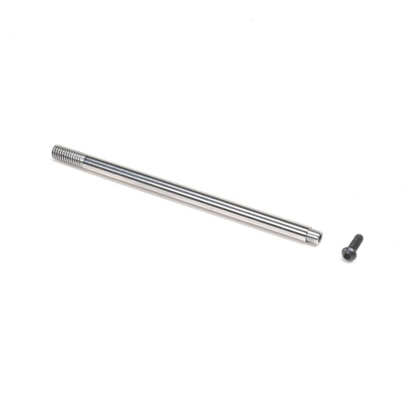 TLR243053 - Shock Shaft, Rear, 3.5 x 66.3mm (1): 8X, 8XE 2.0