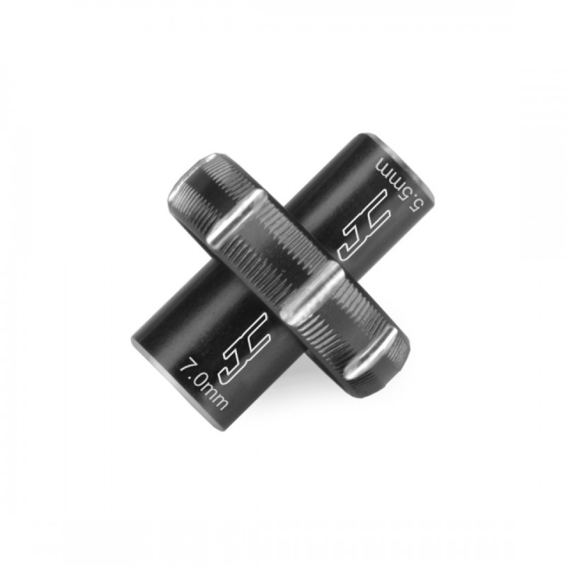 JConcepts Combo Thumb Wrench (5.5mm/7.0mm) (Black)