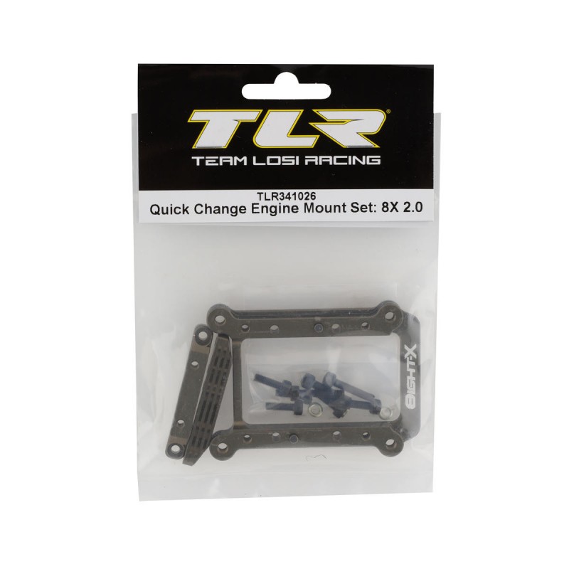 TLR341025 - SET SUPPORTO MOTORE IN ALLUMINIO 8IGHT-X/E 2.0
