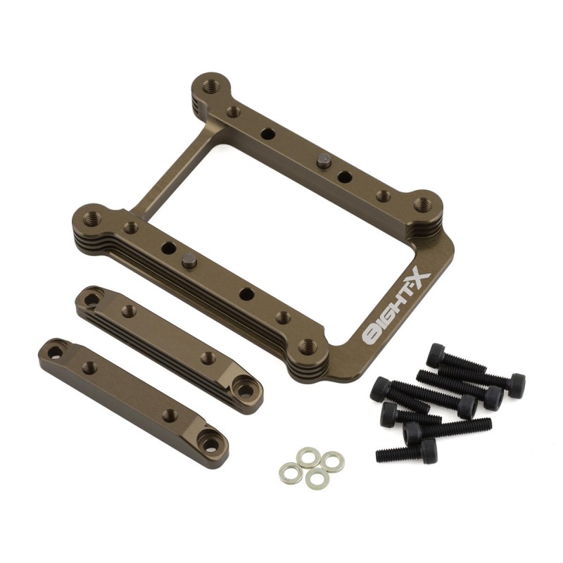 TLR341025 - SET SUPPORTO MOTORE IN ALLUMINIO 8IGHT-X/E 2.0