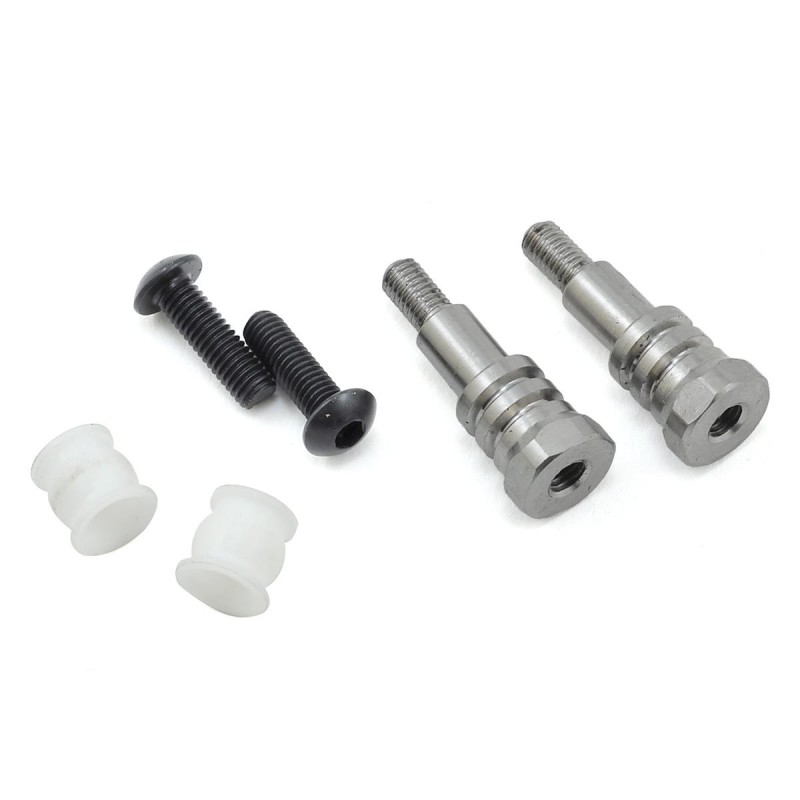 JCO2600T- JConcepts B6/B6D Fin Long Titanium Shock Distanziatori con boccola (posteriore)