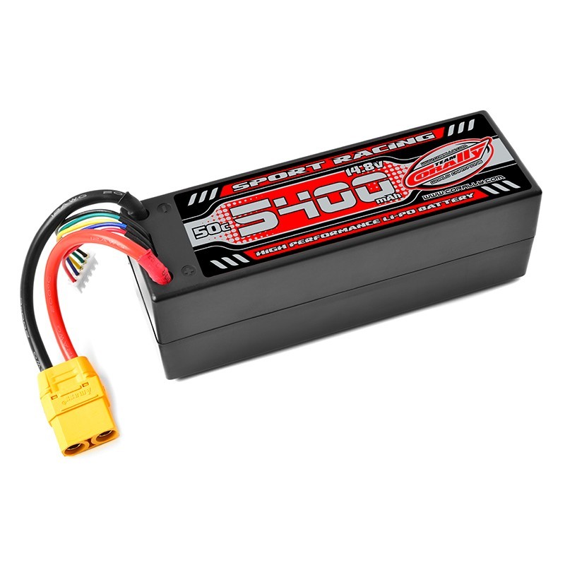TEAM CORALLY BATTERIA LIPO 5400MAH 4S 14,8V SPORT RACING 50C HARD CASE - XT-90