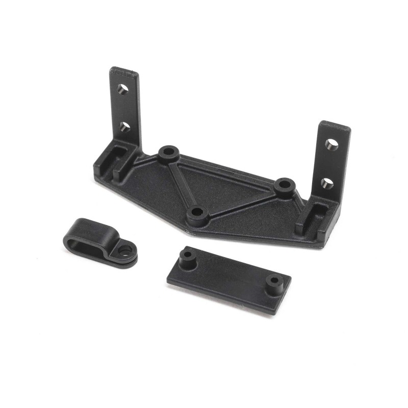 TLR241072-Switch Mount & Wire Clip: 8X, 8XE 2.0