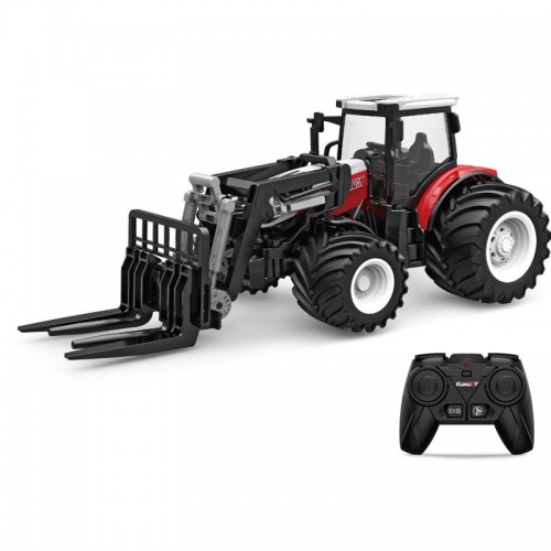 CH6633K - TRATTORE RC 1/24 CON FORCHE FIENO