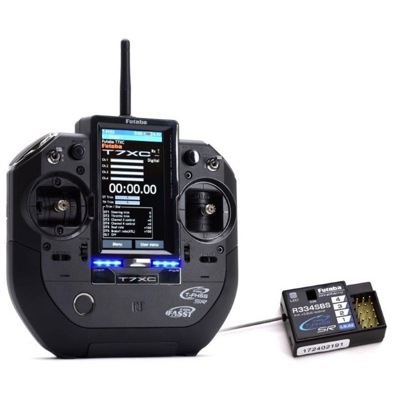 RADIOCOMANDO FUTABA 7XC +RICEVENTE R334SBS PROFY