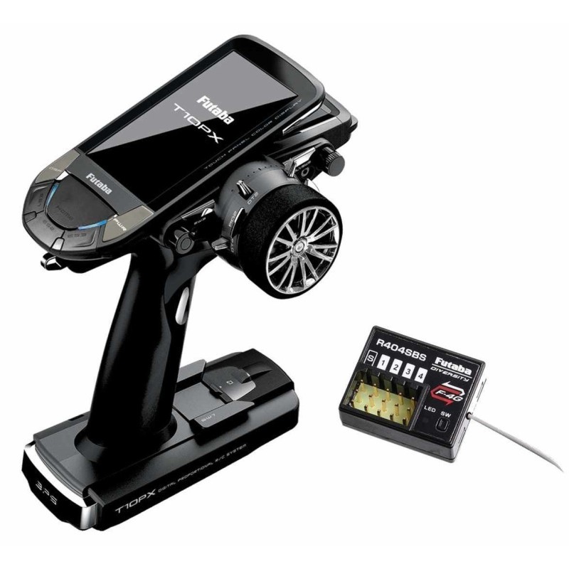 RADIOCOMANDO FUTABA A VOLANTINO 10PX 10CH + RICEVENTE R404SBS