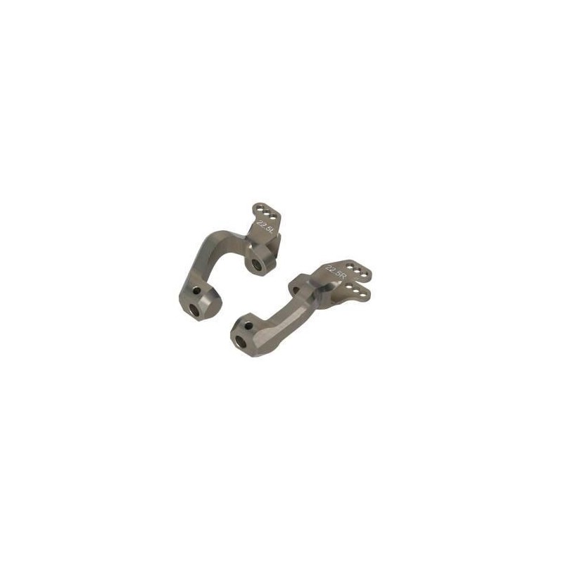 Set Caster LW 22,5 gradi HB RACING D8 Caster block set LW (22.5 degree)