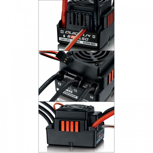 REGOLATORE ELETTRONICO BRUSHLESS SENSORLESS 1:8 2-6S 150/950A WATERPROOF