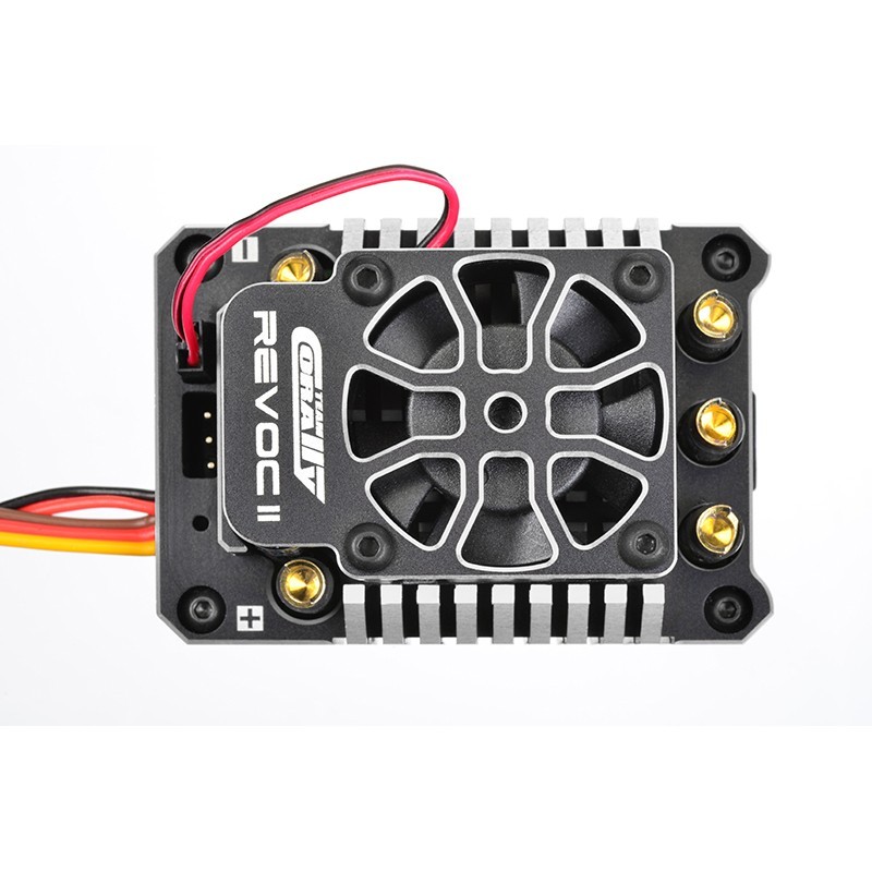 REGOLATORE BRUSHLESS 1:8 REVOC II XTR RACING FACTORY 2-6S 160A - BLACK/SILVER