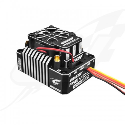 REGOLATORE BRUSHLESS 1:8 REVOC II XTR RACING FACTORY 2-6S 160A - BLACK/SILVER