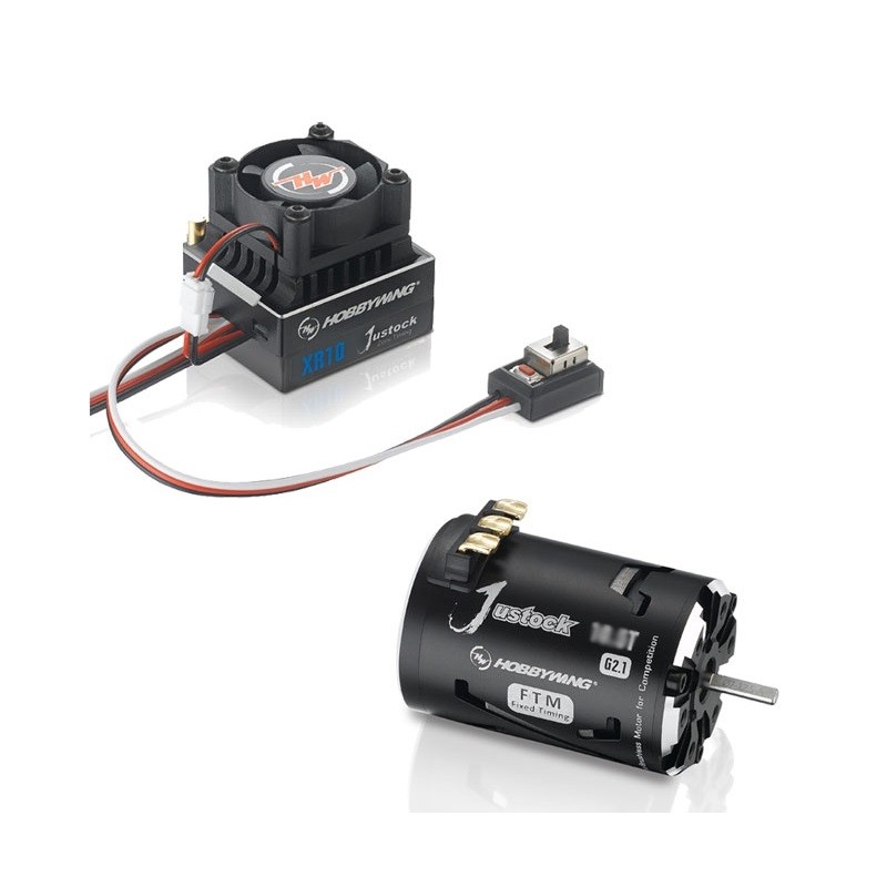 XERUN COMBO JS2 2.1 XR10 JUSTOCK + 10.5T G2.1 3800KV