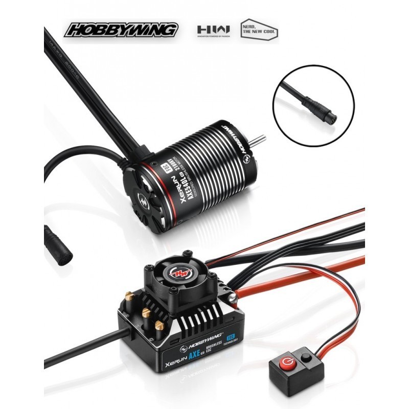 COMBO BRUSHLESS FOC 1:10 SCALER/CRAWLER ESC+MOTORE 540L 2800KV