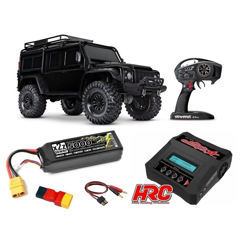 TRX-4 Land Rover Defender 1:10 4WD RTR Crawler con batteria 3S - Traxxas 82056-4
