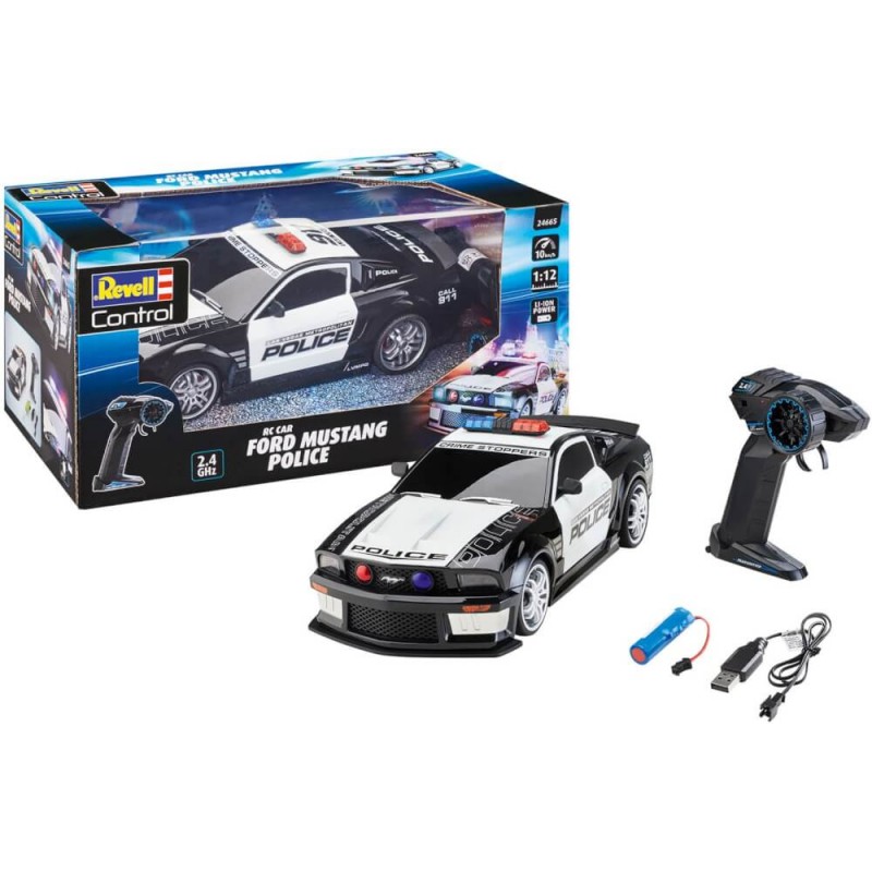 RC Auto Ford Mustang Polizia, Revell controllo auto della polizia telecomandata