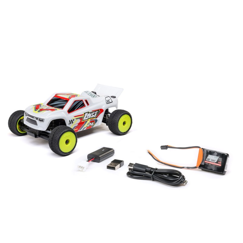 LOSI 1:28 Micro-T 2WD Truggy RTR Bianco LOS-1392T