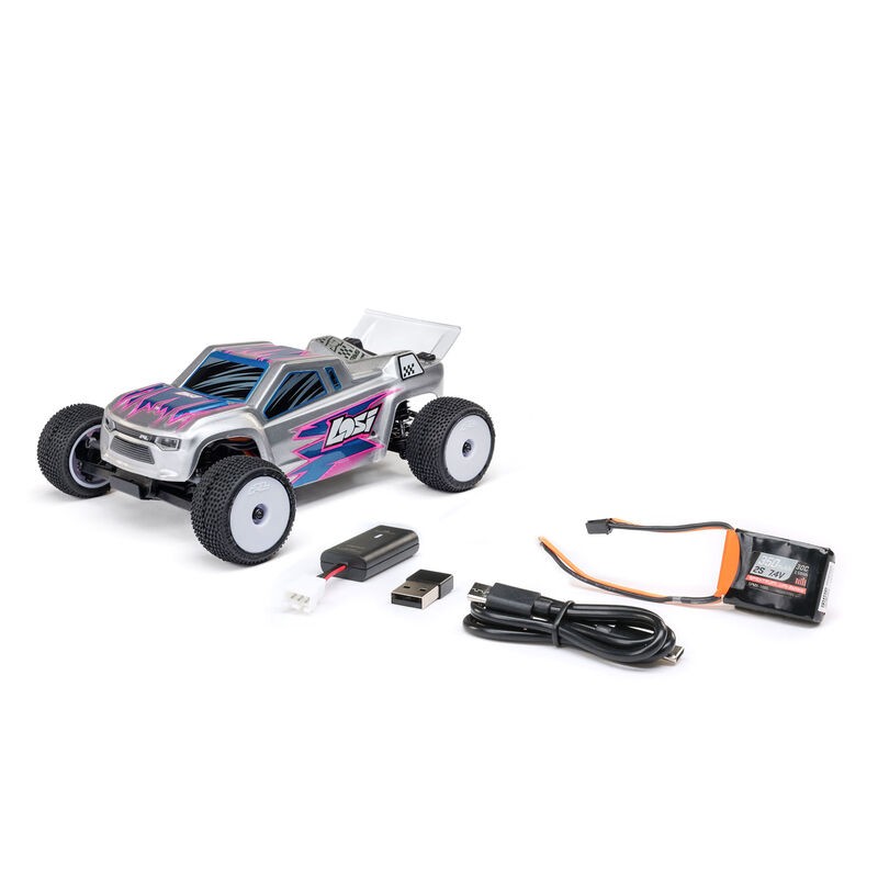 LOSI 1:28 Micro-T 2WD Truggy RTR Bianco LOS-1392T